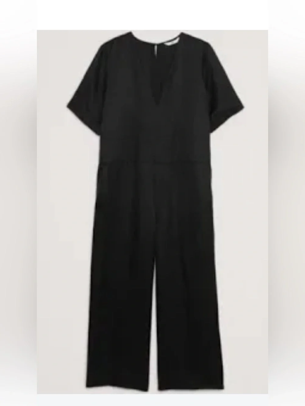 Banana Republic Blend Linen Wide Leg Jumpsuit